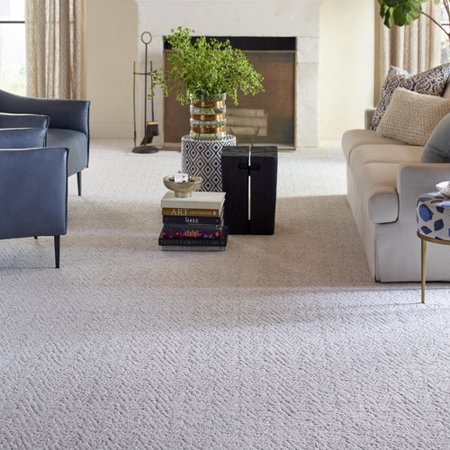 Living Room Pattern Carpet - At Home Floors in Largo, MN